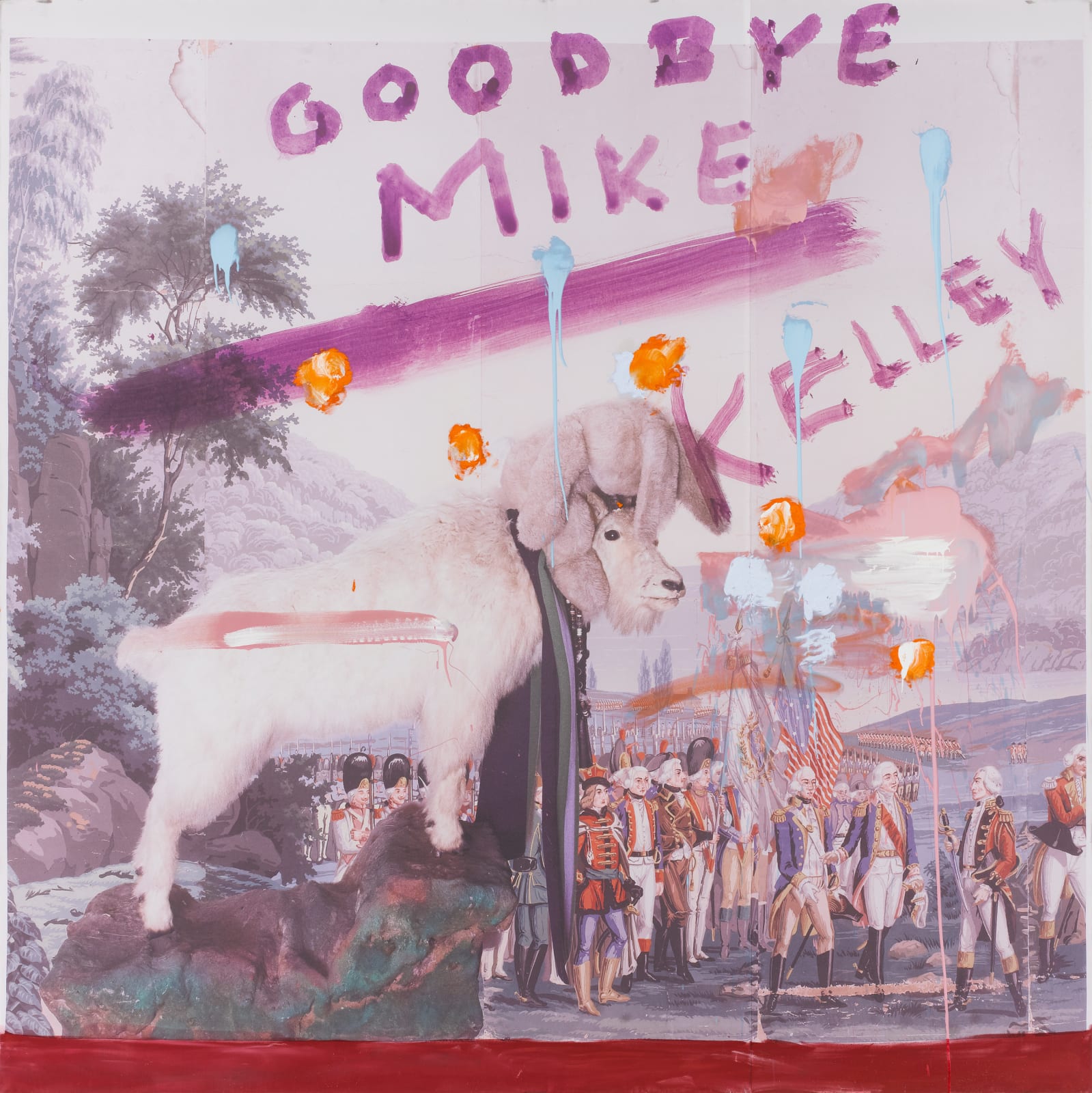 Julian Schnabel, Untitled (Goodbye Mike Kelley), 2012