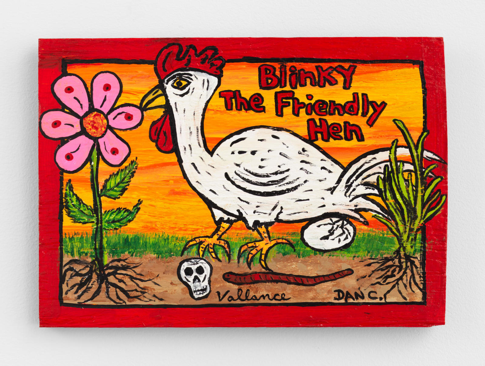 Jeffrey Vallance with Dan Ciesielski, Blinky The Friendly Hen, 2018