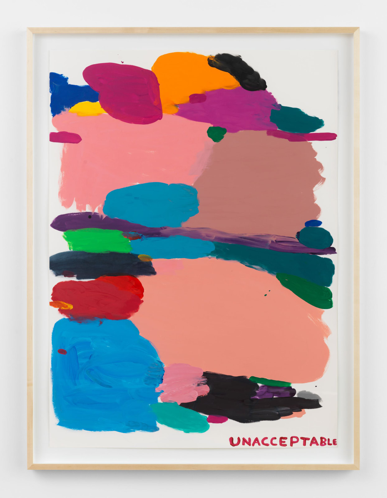 David Shrigley, Untitled (Unacceptable), 2016