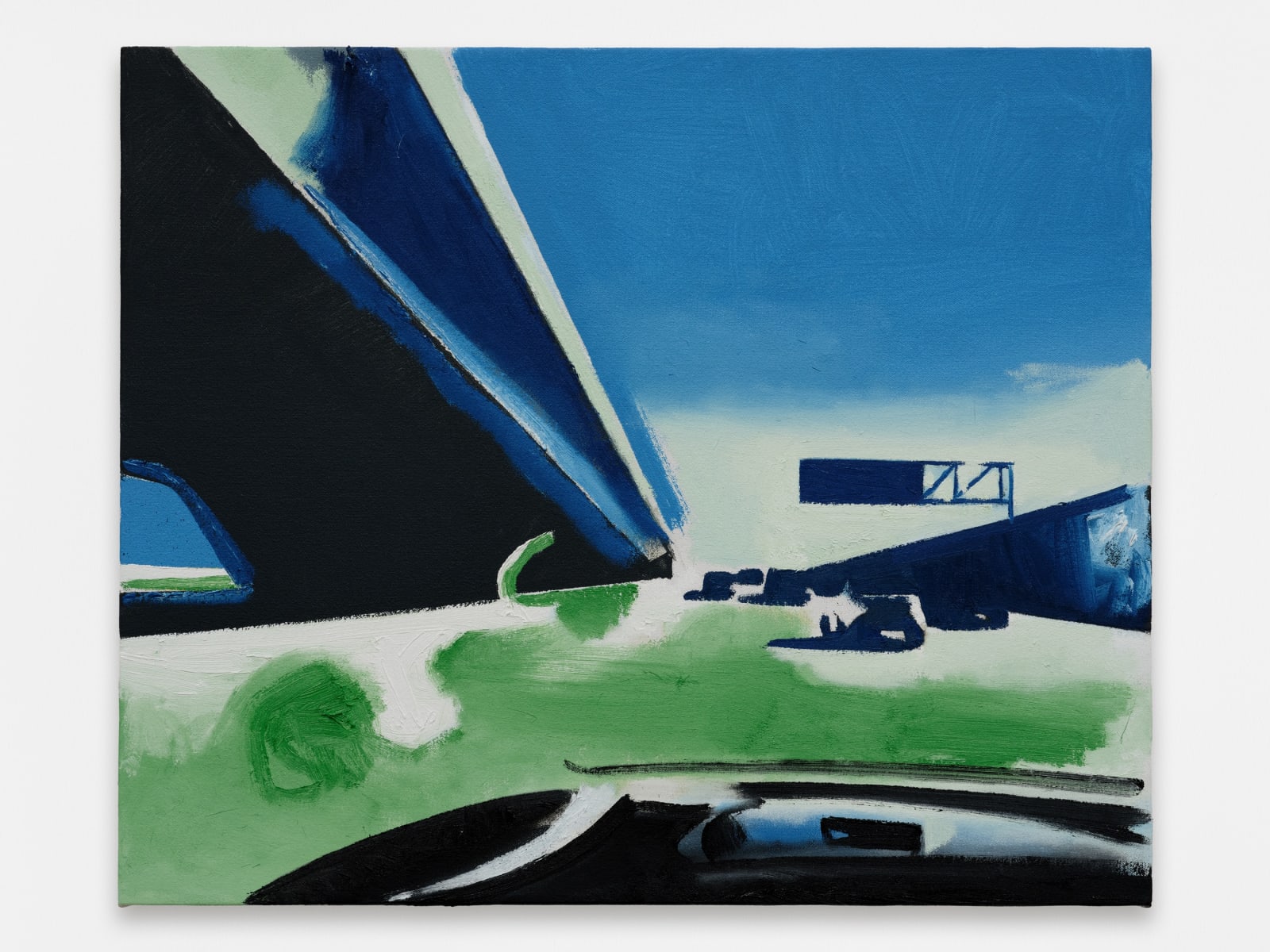 Wilhelm Sasnal, Untitled (Highway Underpass), 2024