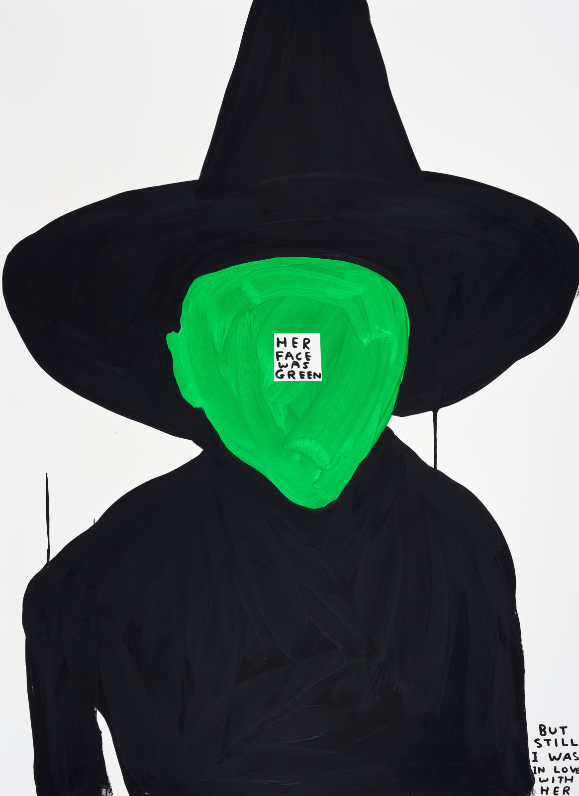 David Shrigley, Untitled (Her face), 2023