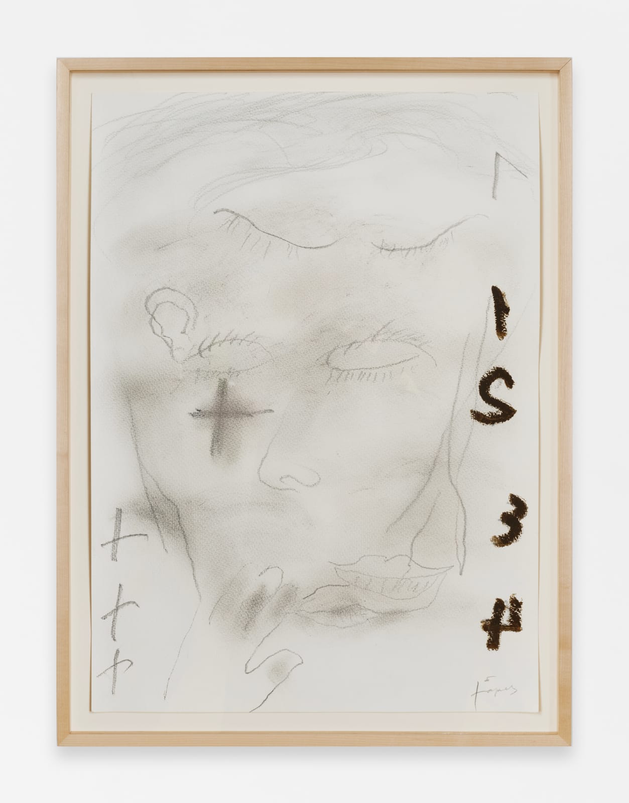 Antoni Tàpies, Retrat, 2010
