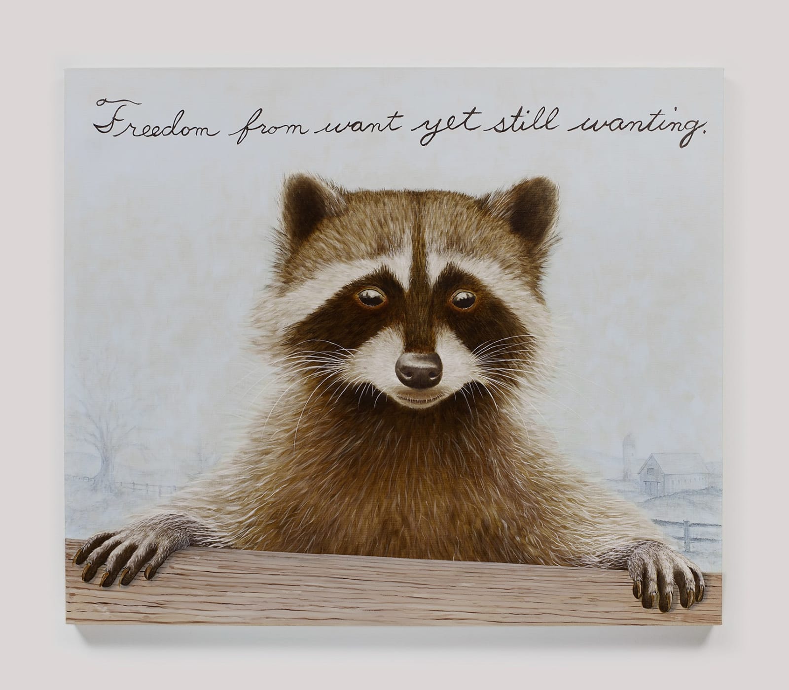 Sean Landers, Racoon, 2021