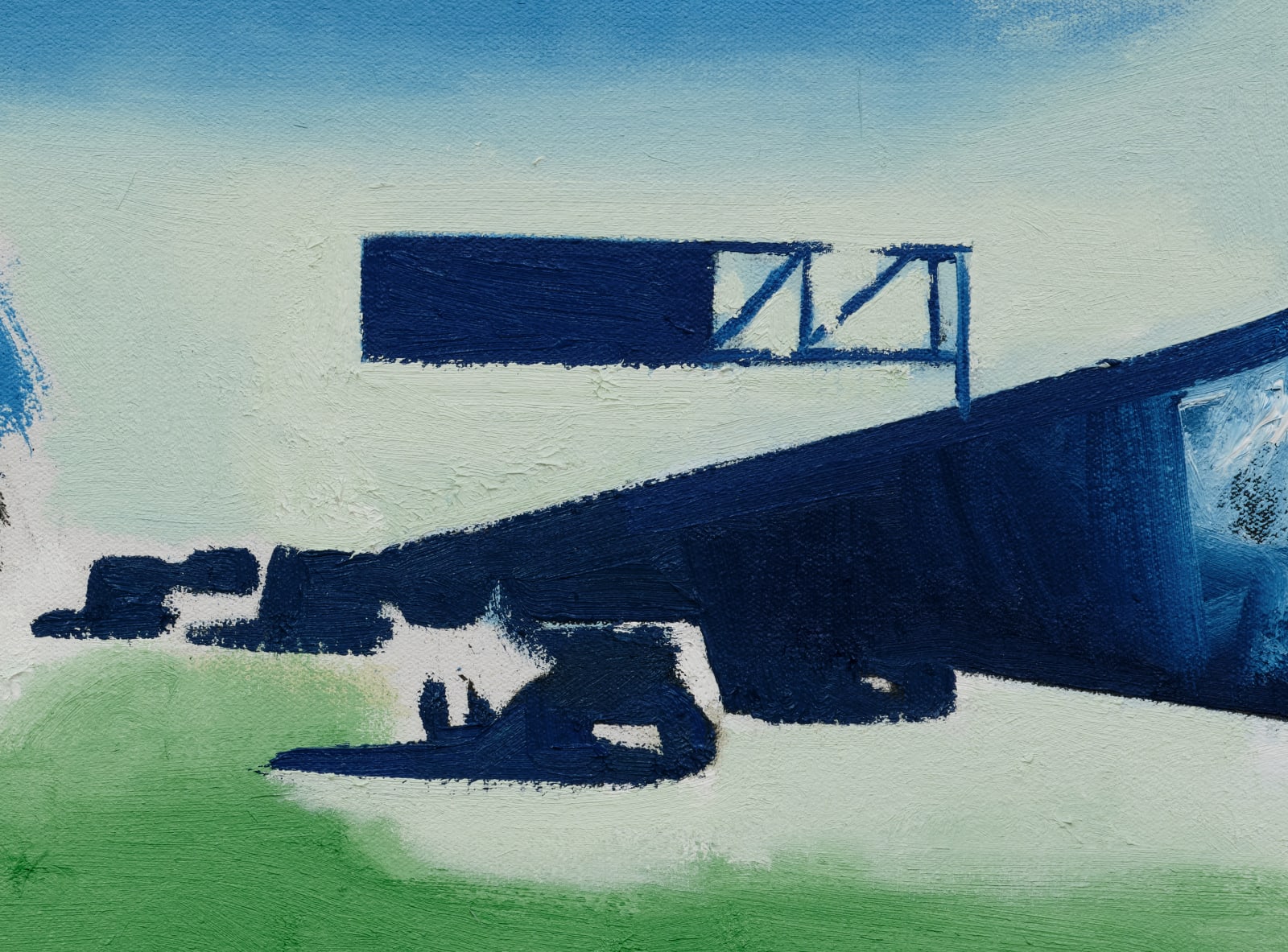 Wilhelm Sasnal, Untitled (Highway Underpass), 2024