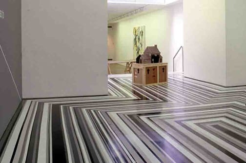 Jim Lambie, Zobop (Black & White), 1999