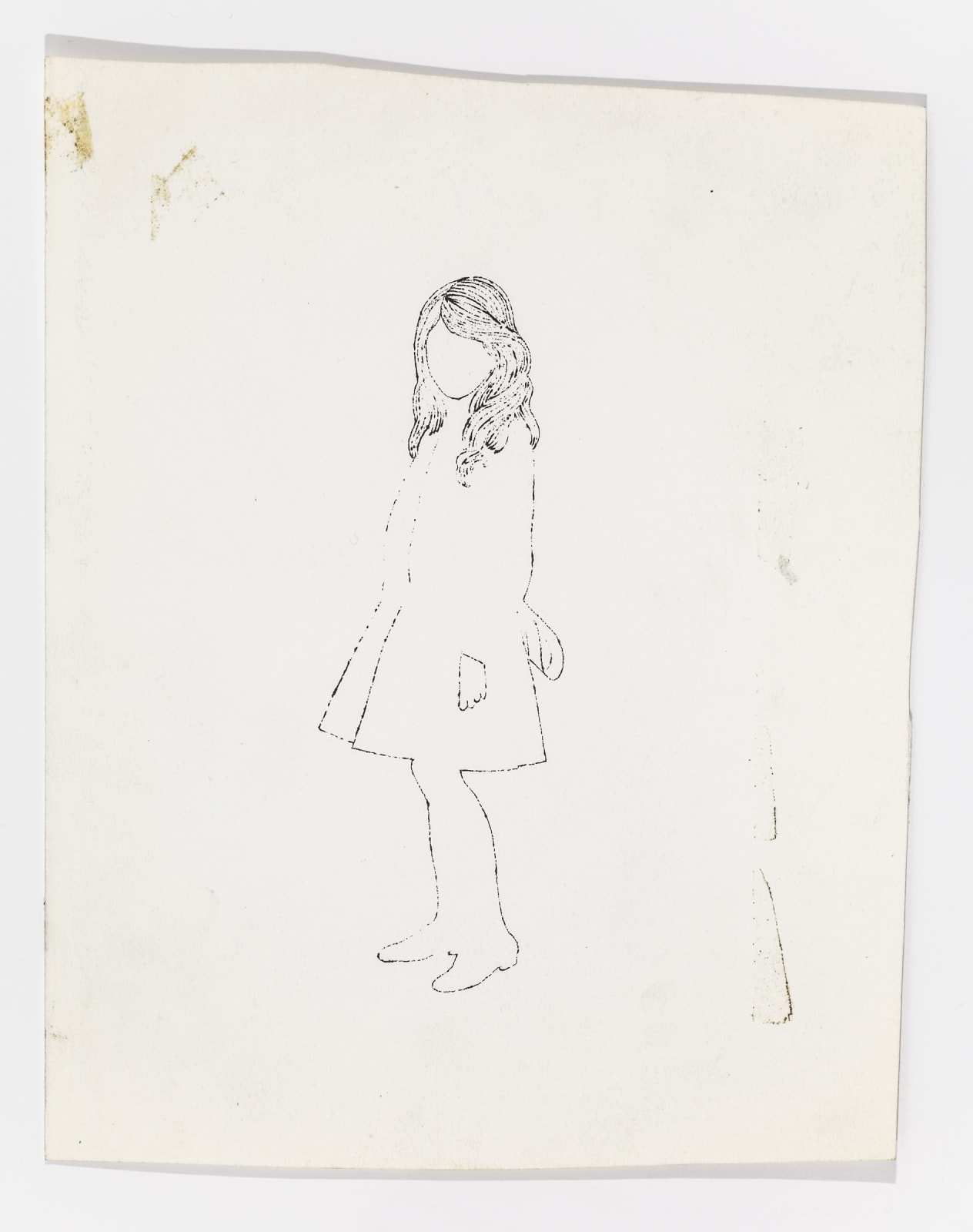 Andy Warhol, Girl, Standing, c. 1953