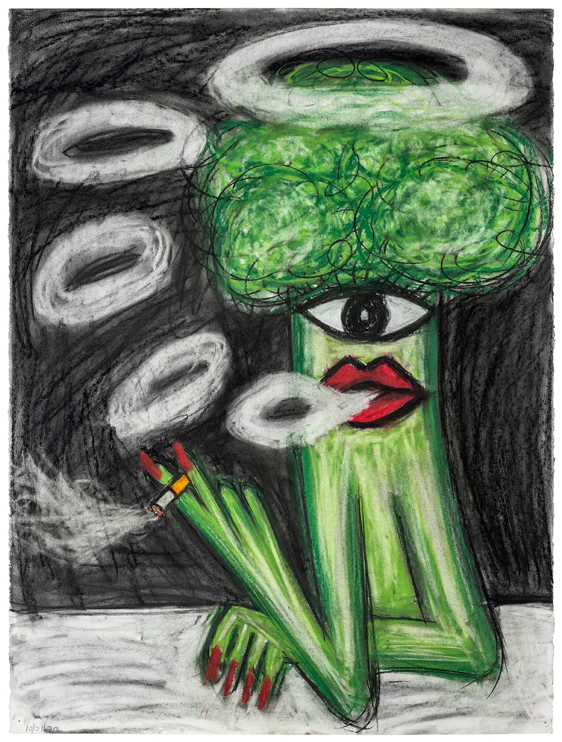 Hein Koh, Smoke Ring for My Halo (After Kurt), 2020