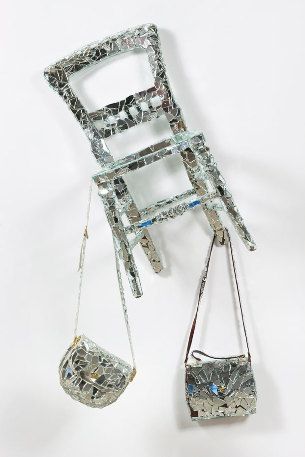 Jim Lambie, Mirror chair, 2008