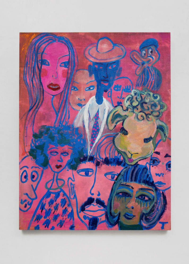 Tabboo!, Pink and Blue Faces #1, 2020