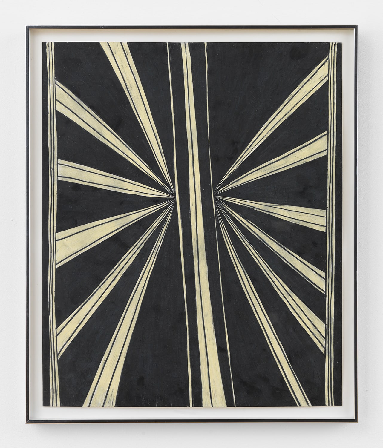 Mark Grotjahn, Untitled (Black and Cream Butterfly), 2004