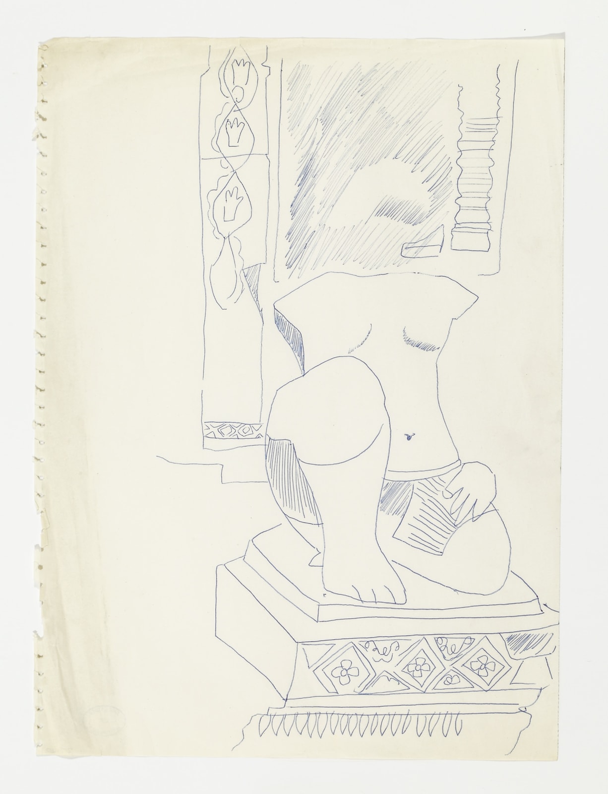 Andy Warhol, Figurative Statue, 1956