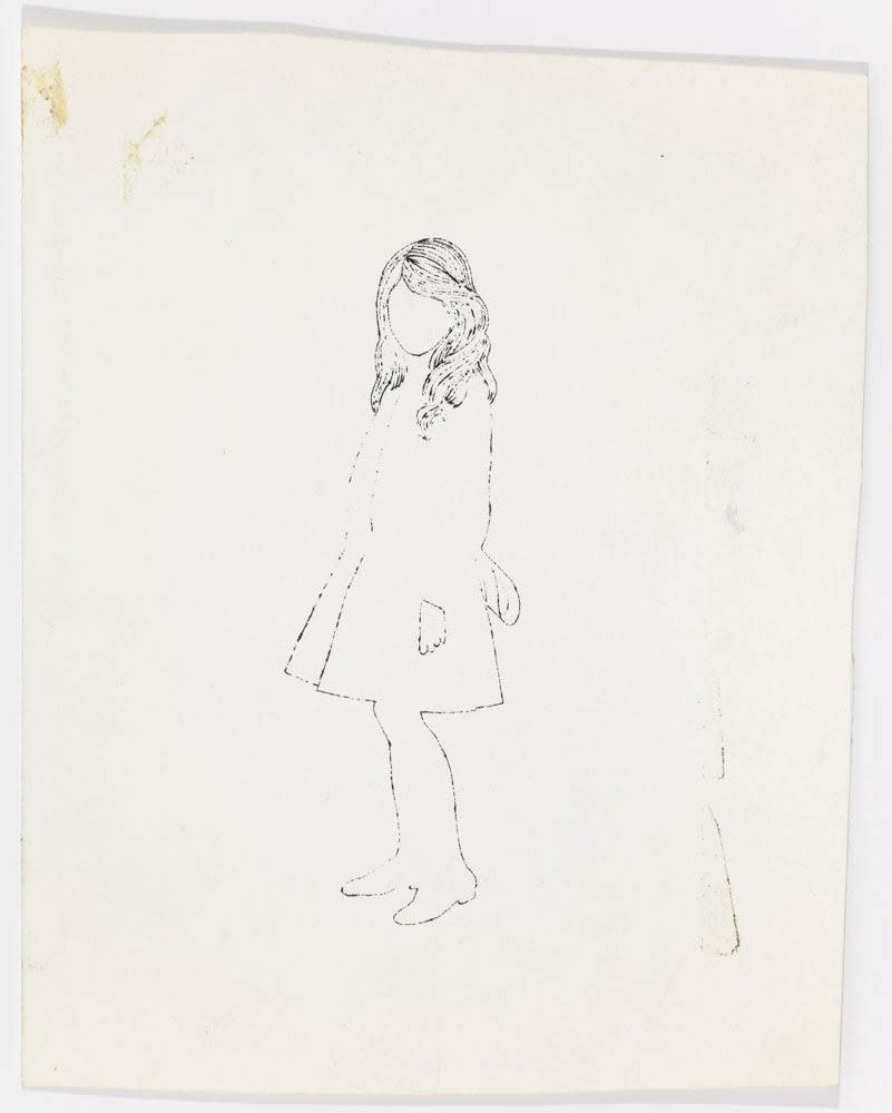 Andy Warhol, Girl, Standing, c. 1953
