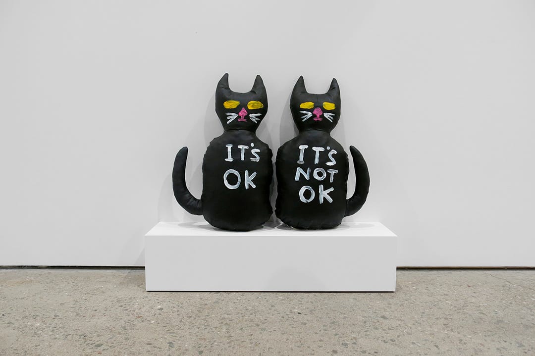 David Shrigley, Cat (It's OK, It's Not OK), 2012