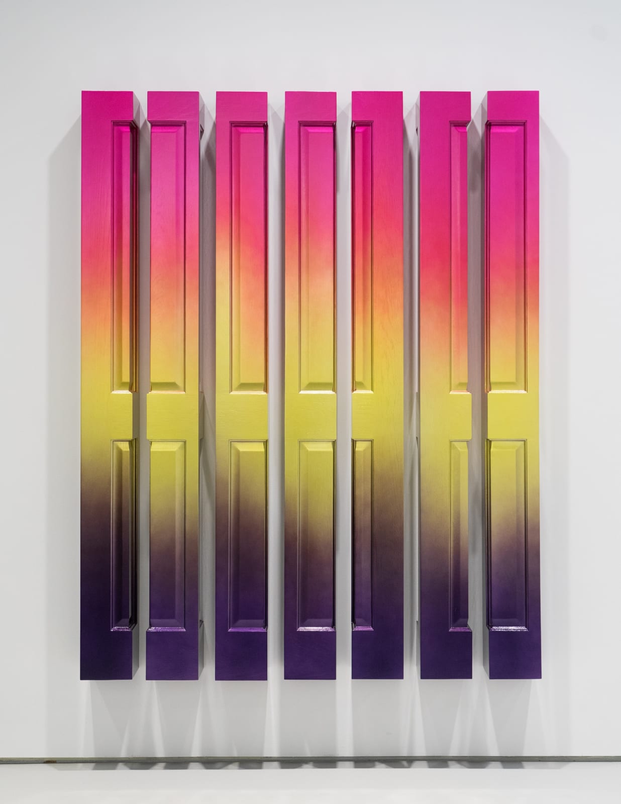 Jim Lambie, Sunday Morning (Goldfinch), 2019