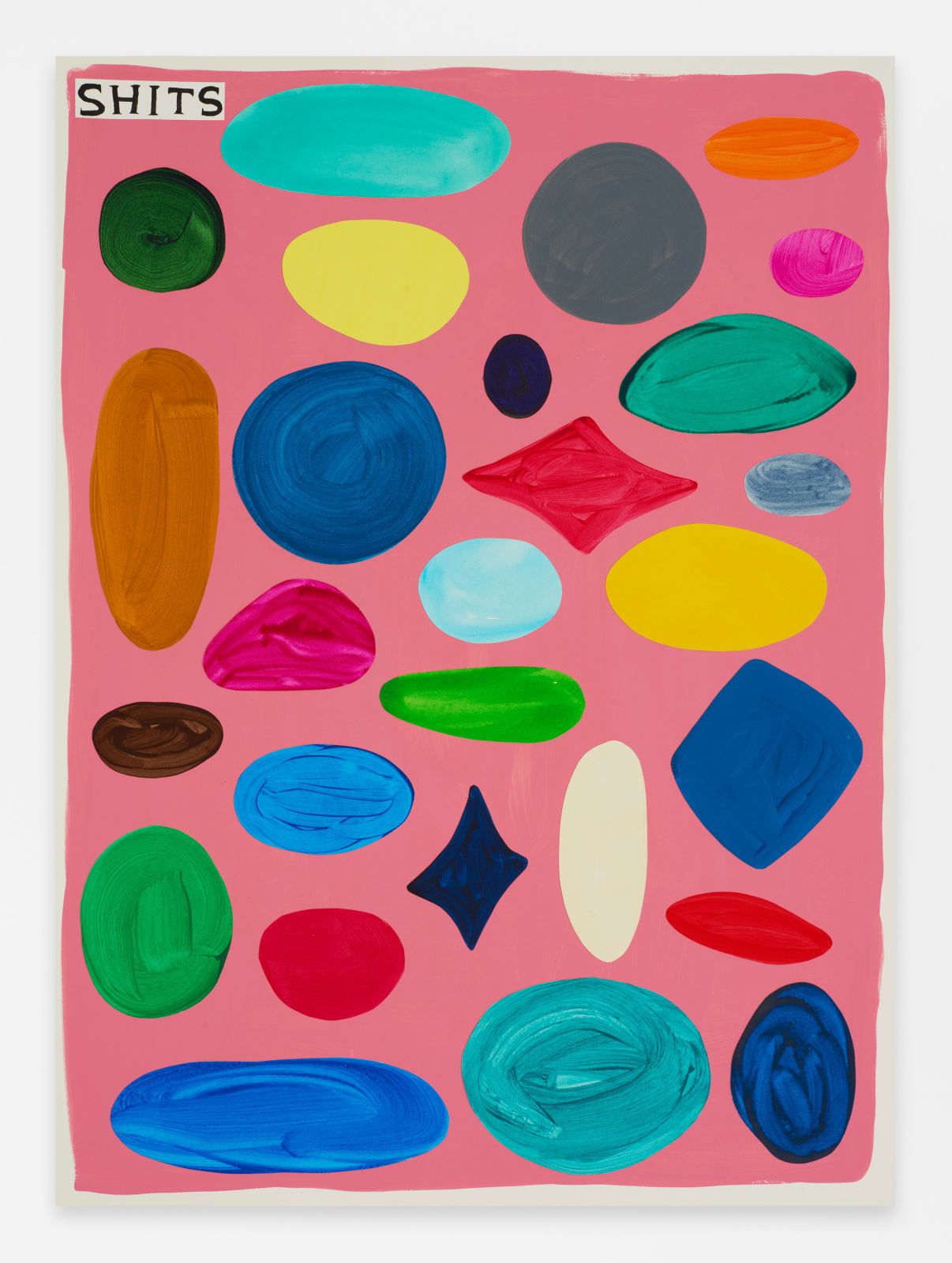 David Shrigley, Untitled (Shits), 2023