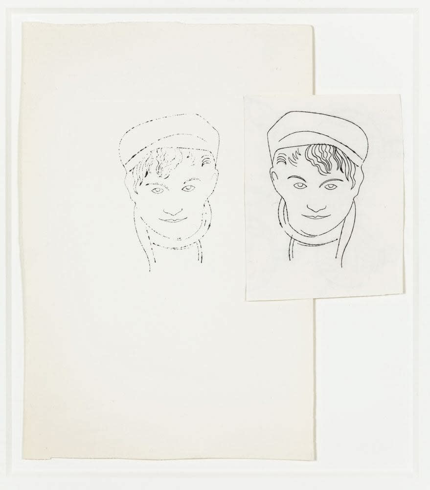 Andy Warhol, Boy's Head, c. 1953