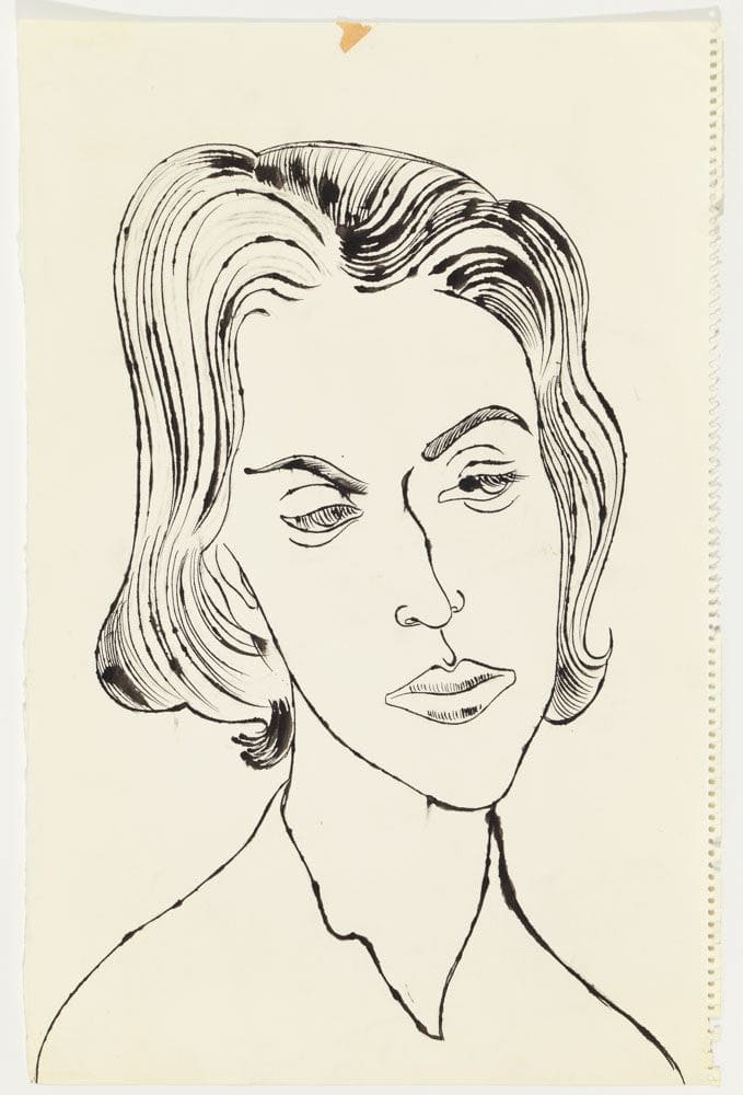 Andy Warhol, Unidentified Female, c. 1957
