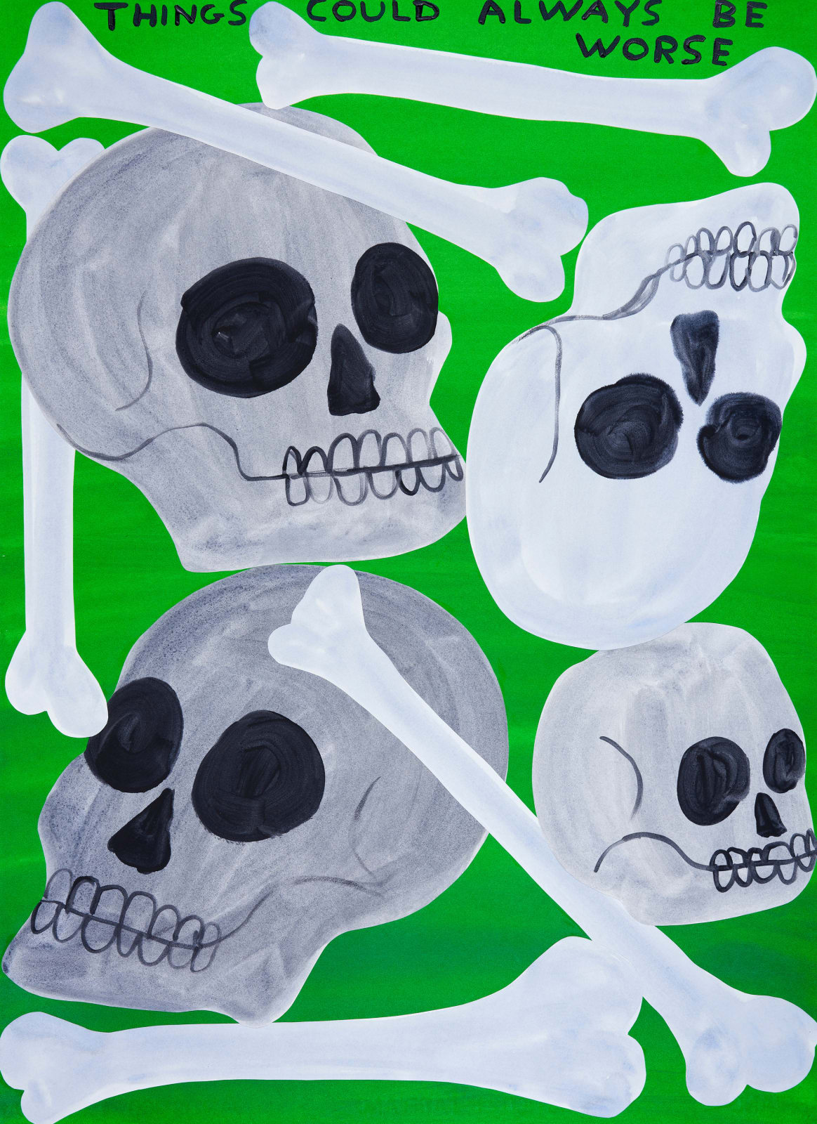 David Shrigley, Untitled (Things could always be worse), 2023