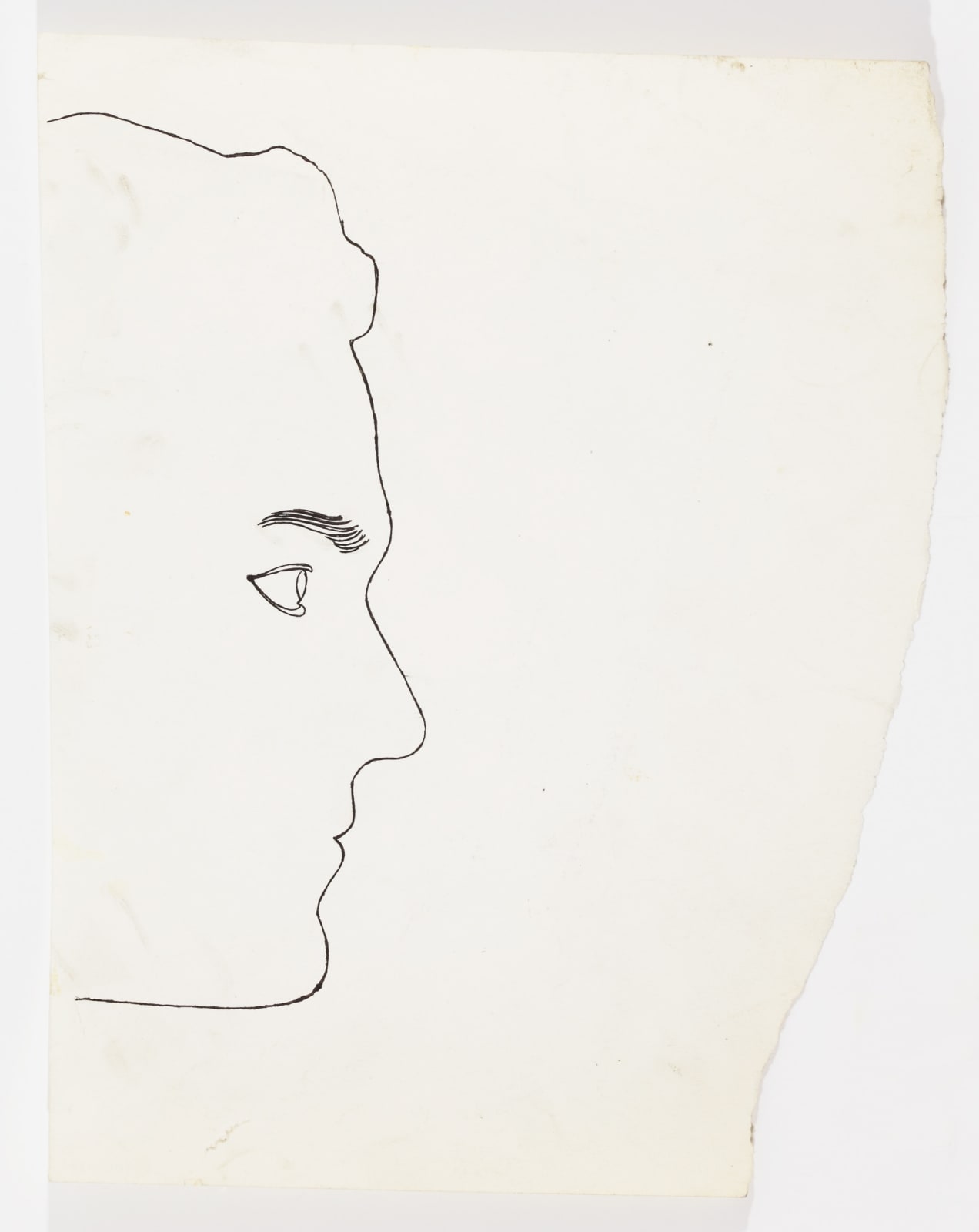 Andy Warhol, Male Head, c. 1953