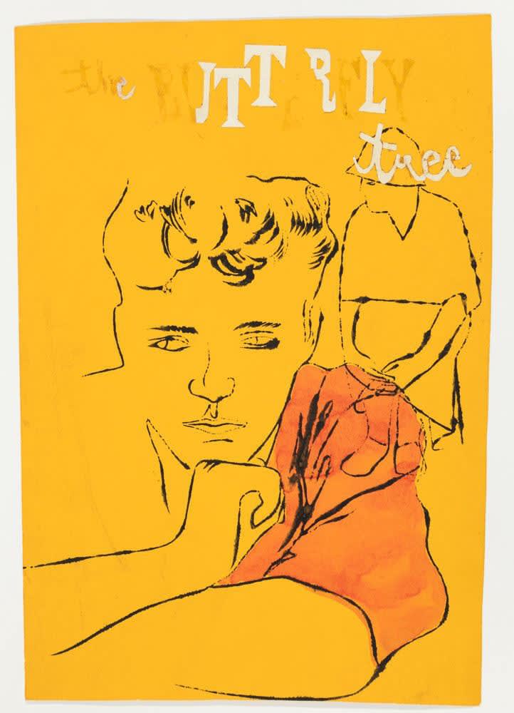 Andy Warhol, "The Butterfly Tree", c. 1957