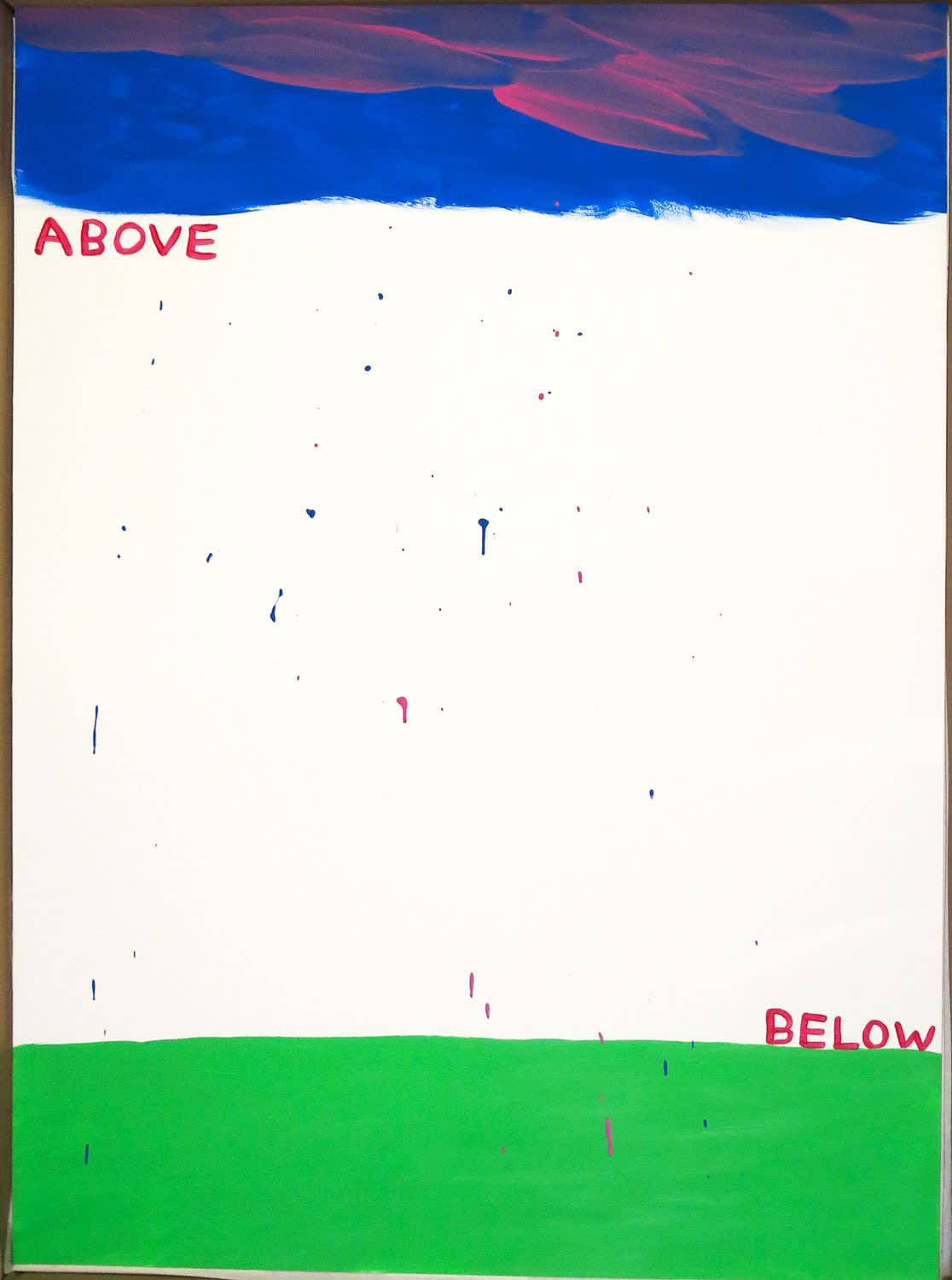 David Shrigley, Untitled (Above/Below), 2016