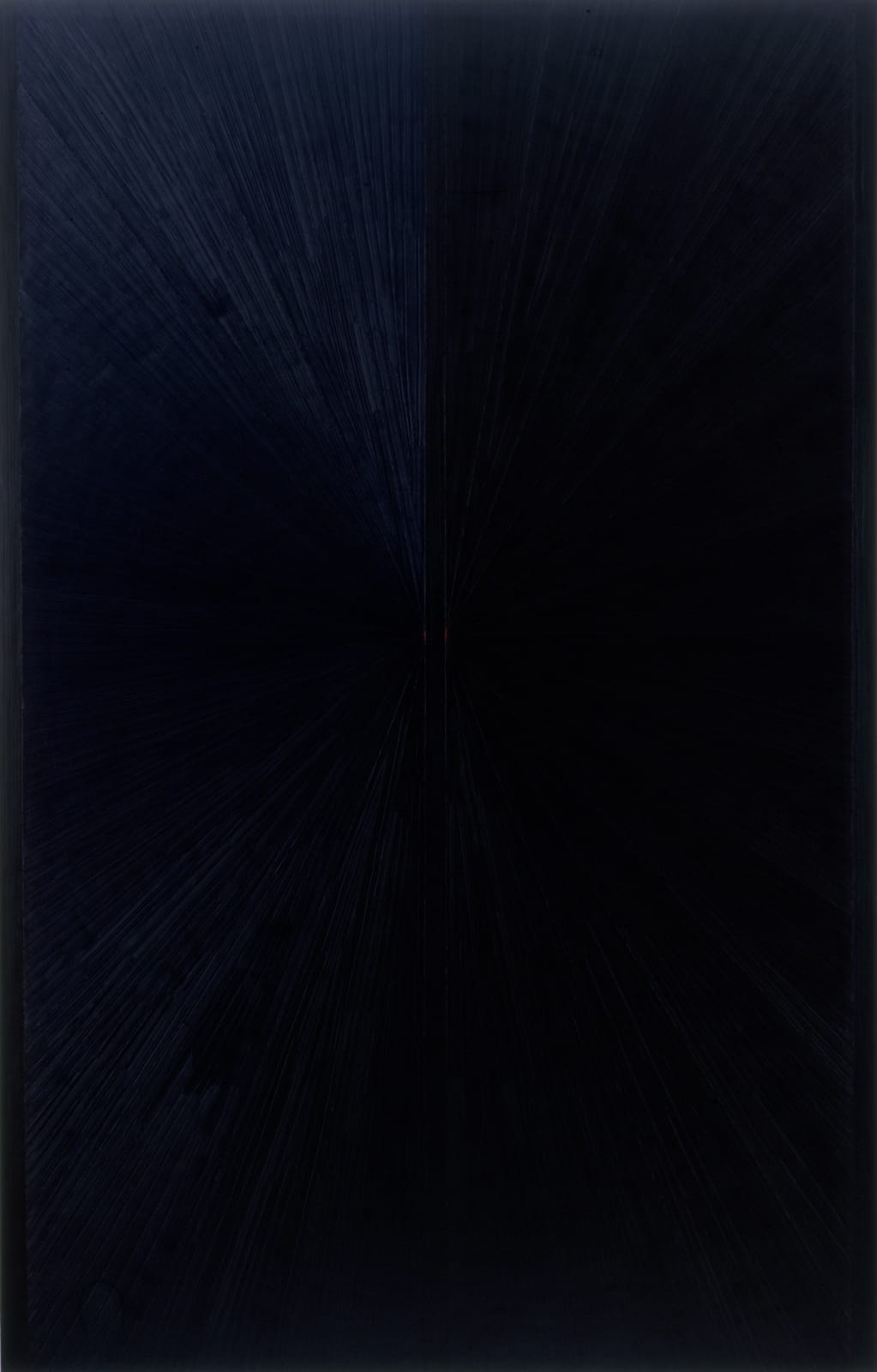Mark Grotjahn, Untitled (Blue Painting Light to Dark IX), 2006