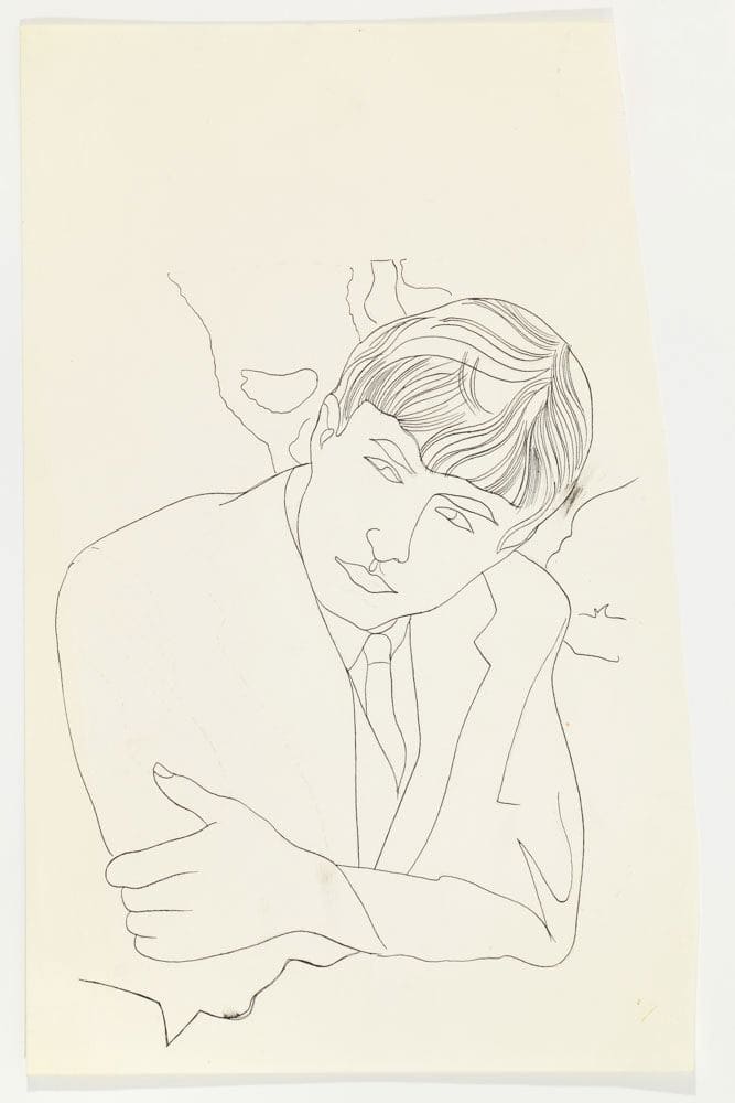 Andy Warhol, Boy, Upper Torso, ca. 1957
