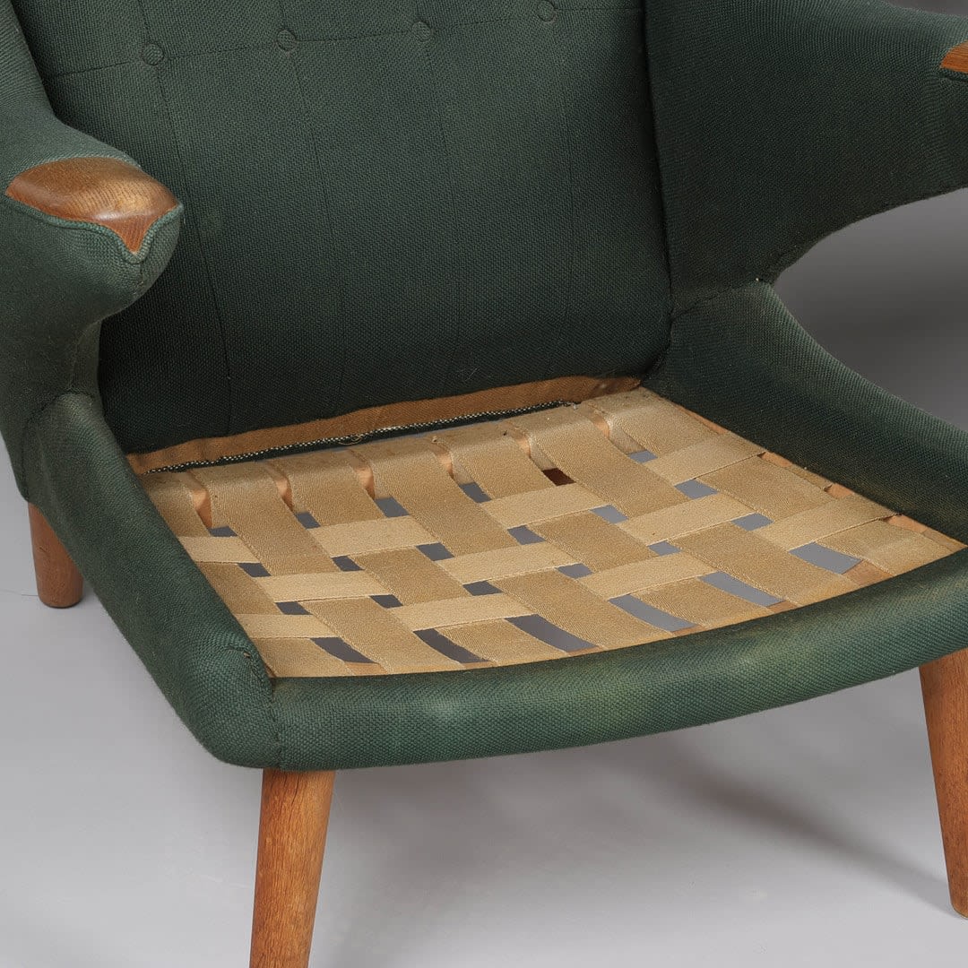 Hans Wegner, A pair pf Papa bear model AP-19 armchairs, 1950's