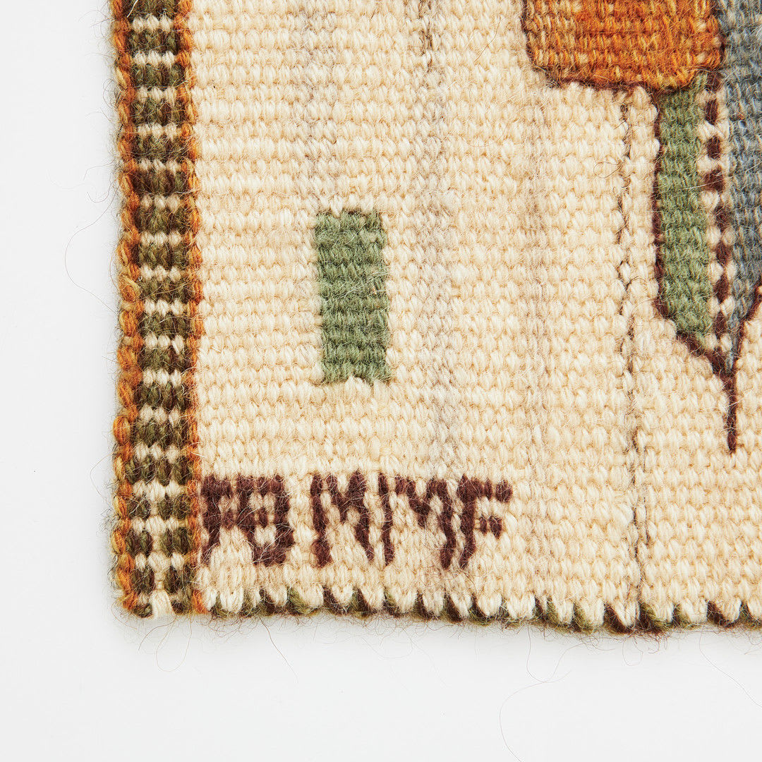 Märta Måås-Fjetterström, Pensé Blomlapp Tapestry, 1940's