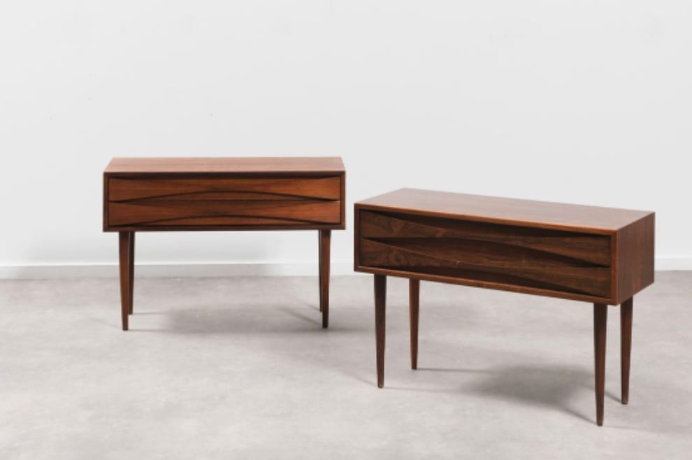 Niels Claussen, A pair of night stands, 1960's