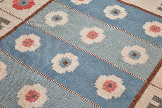 Alice Walleback, Sofia Rosa flatweave wool rug, 1960