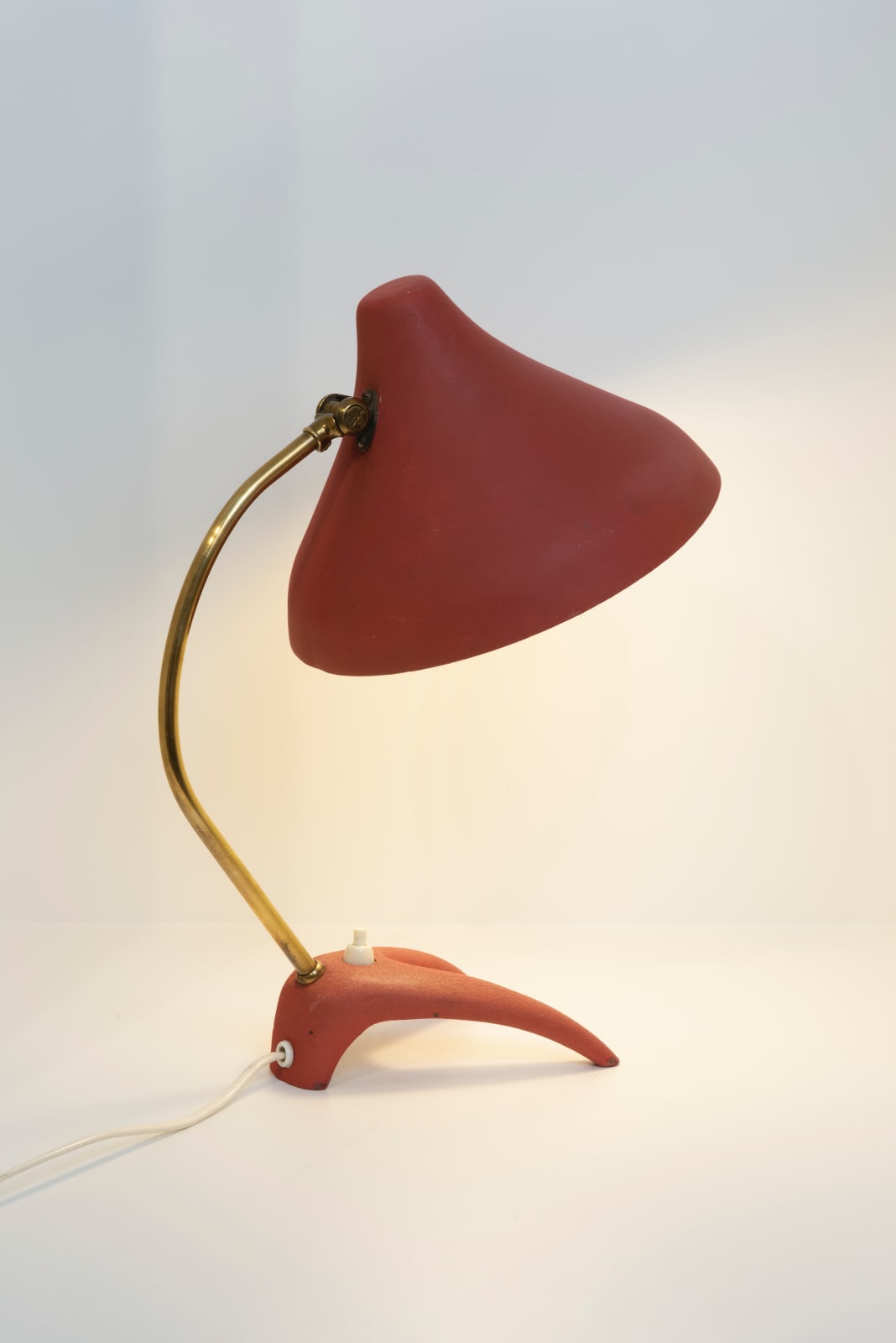 Ewå Värnamo, Red table lamp, 1950's
