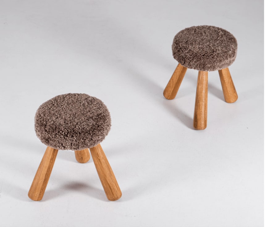 Ingvar Hildingsson, Tripod Stool, 1970's