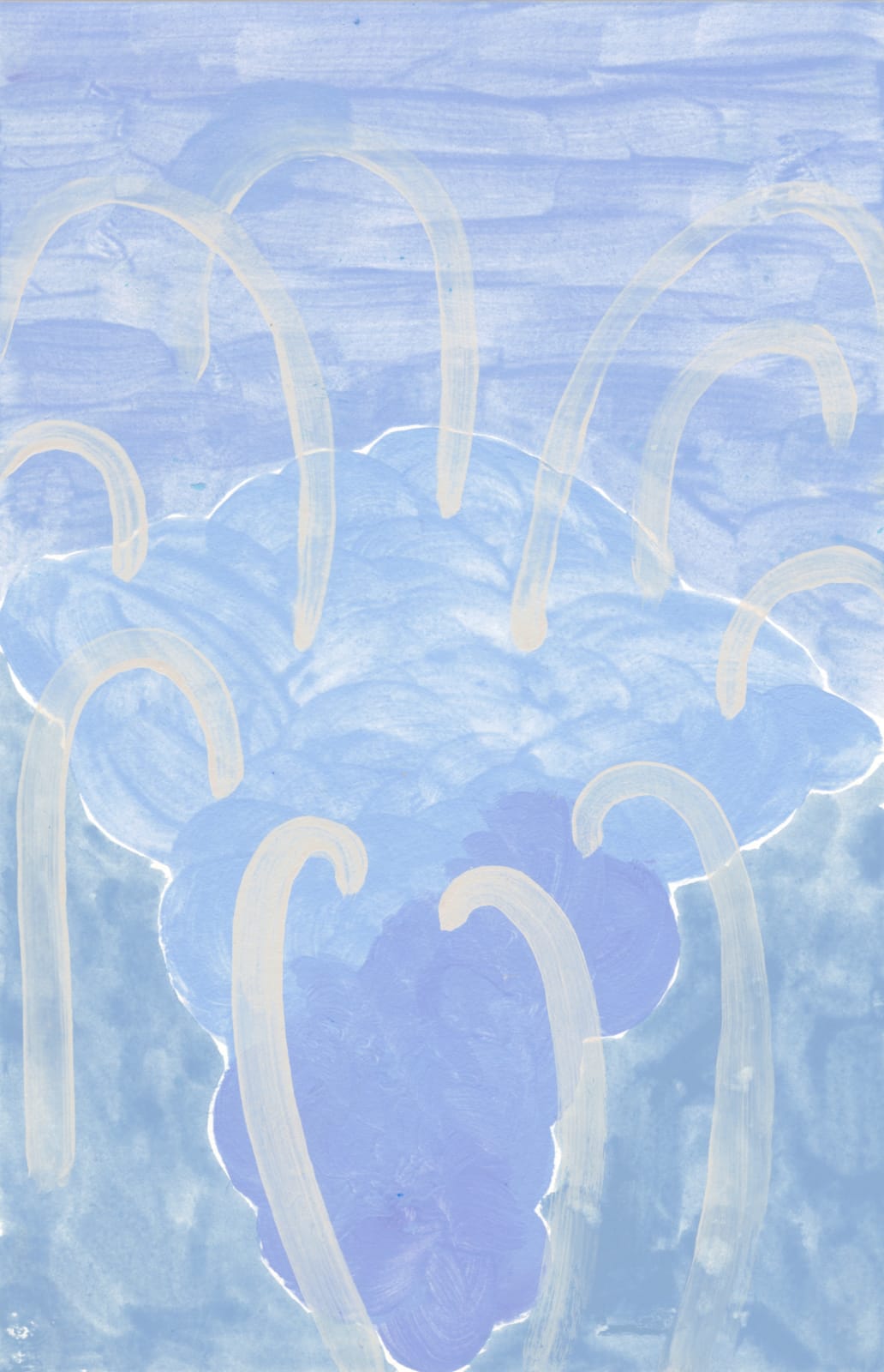 Unchalee Anantawat, Hipster fountain drawing #5, 2023