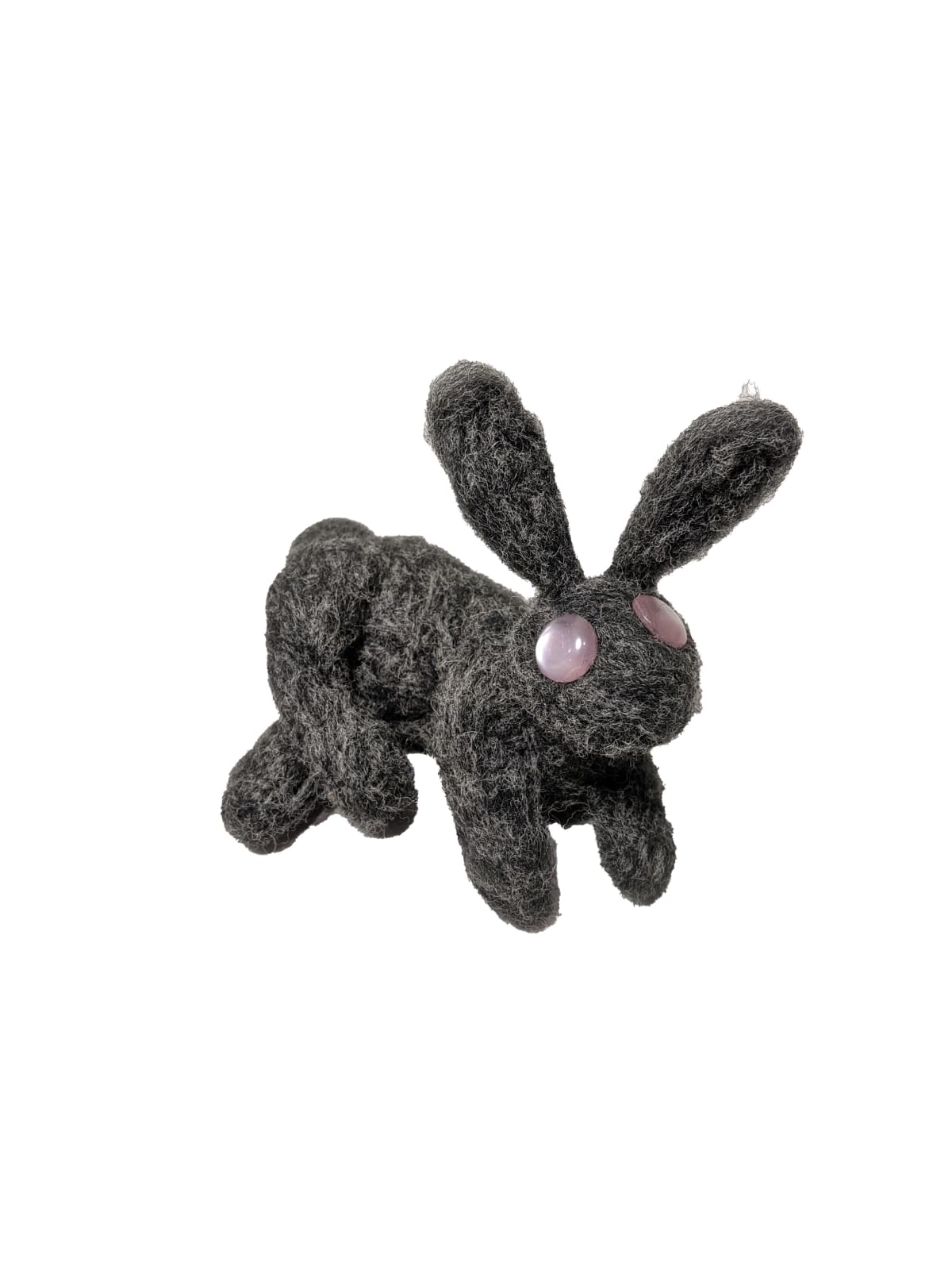 Joshua Kane Gomes, Dustbunny (pink eyes variant), 2021