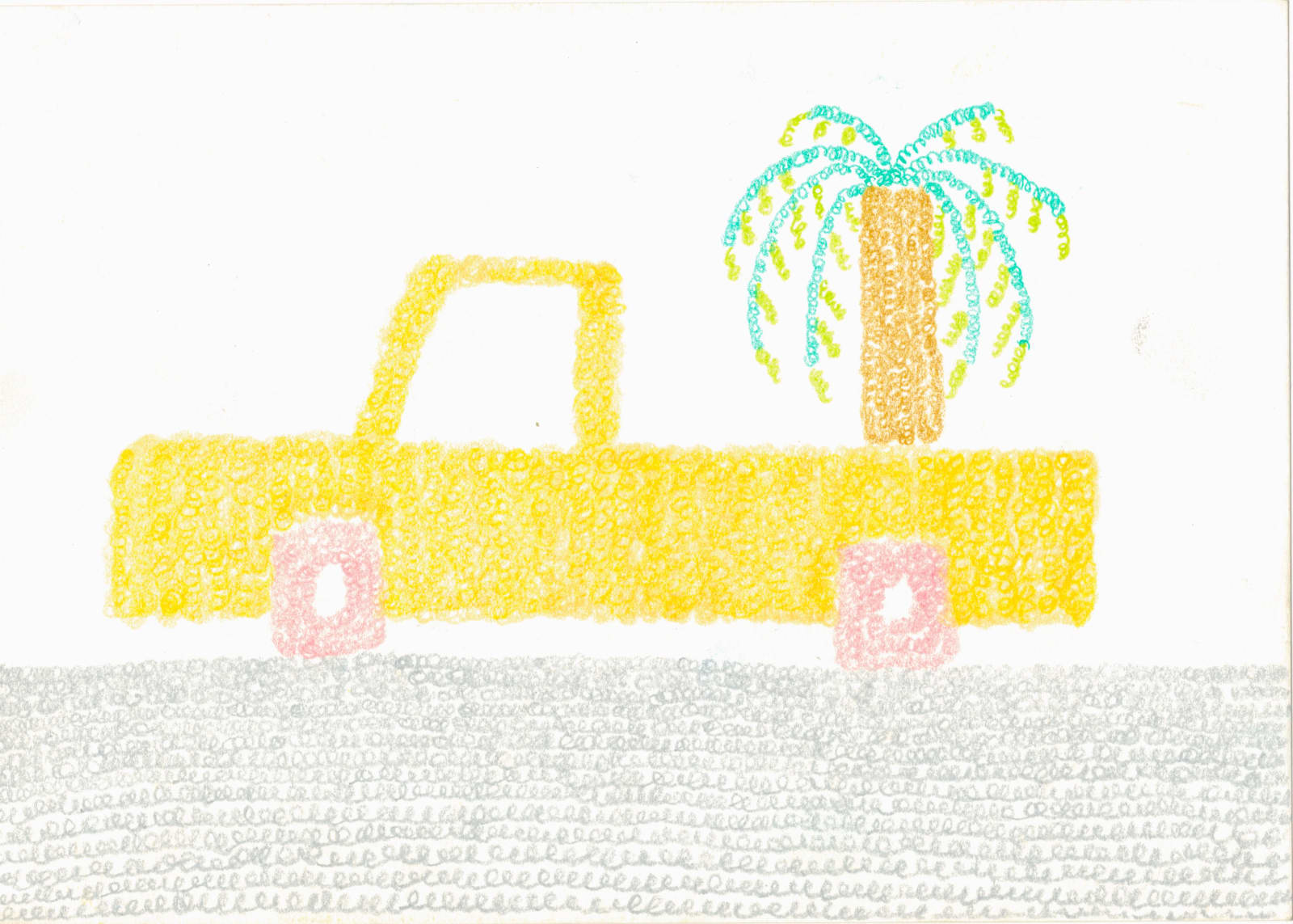 Unchalee Anantawat, Moving coconut tree on a pick up truck, 2023