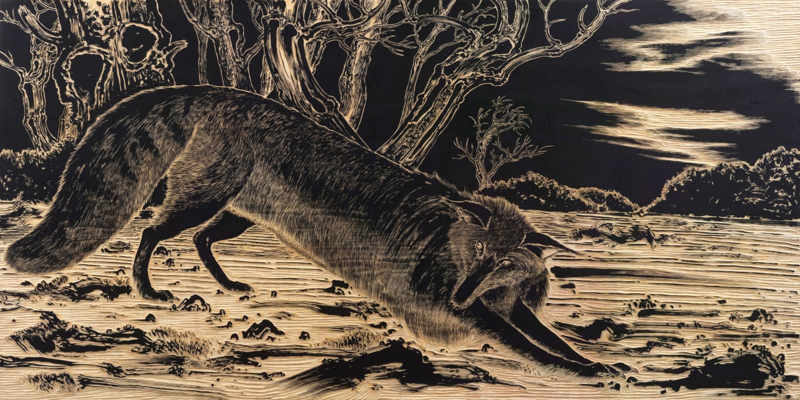 SUN Xun, "Magic of Atlas" Scene Design of Luocha - Fox in Snow “魔法星图”之螺刹场景设定 — 雪中狐狸 〈마법성도〉 나찰국 장면 디자인 - 설중여우, 2019