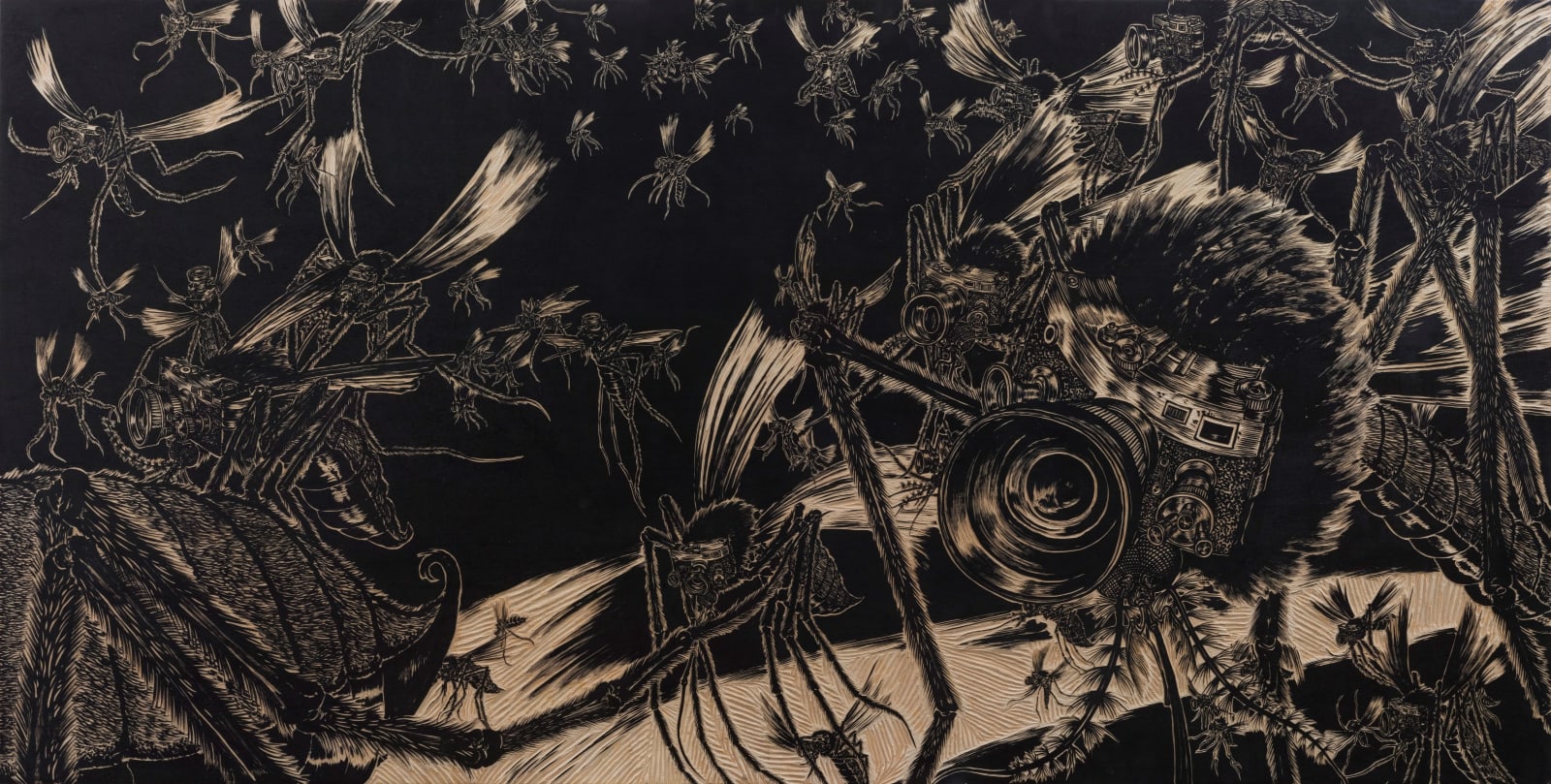 SUN Xun, "Magic of Atlas" Scene Design of Luocha - Mosquitos “魔法星图”之螺刹场景设定 — 蚊子 〈마법성도〉 나찰국 장면 디자인 - 모기, 2018-2019