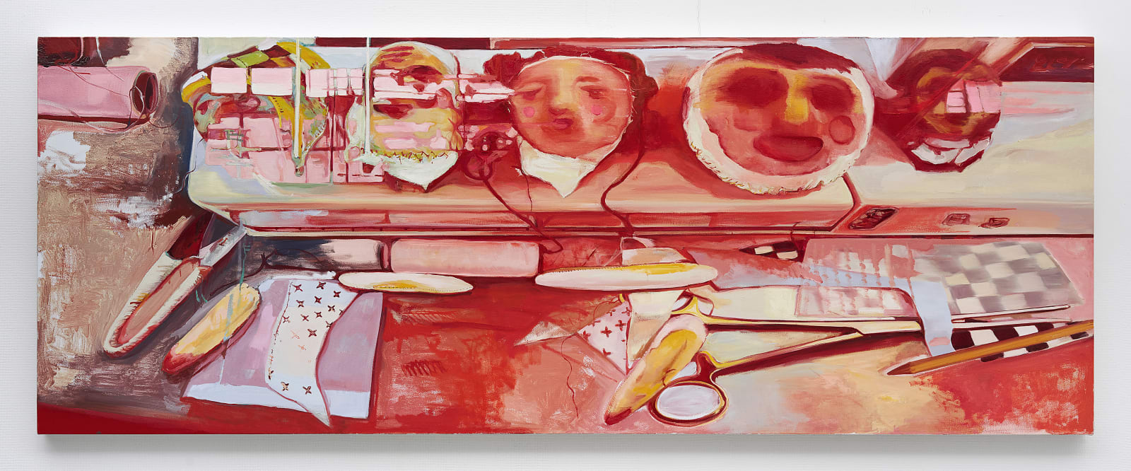 LEE Jihyun, Red Scene_Parts, 2020