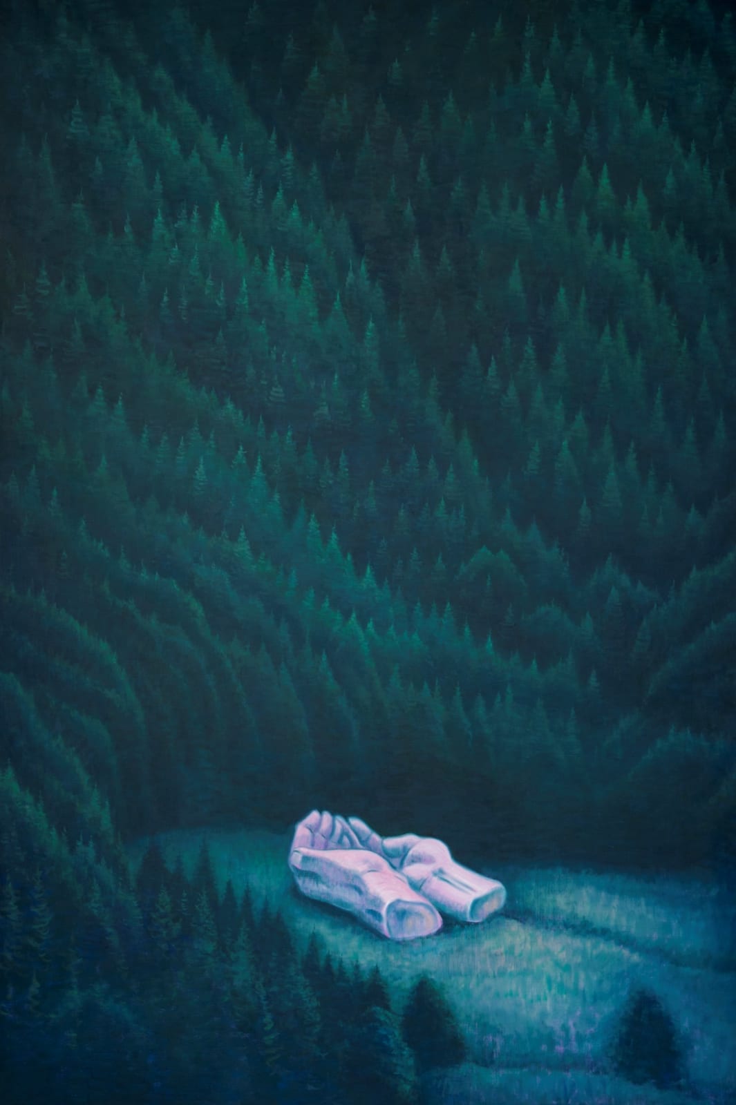 JANG Jongwan, Pink Hand, 2018