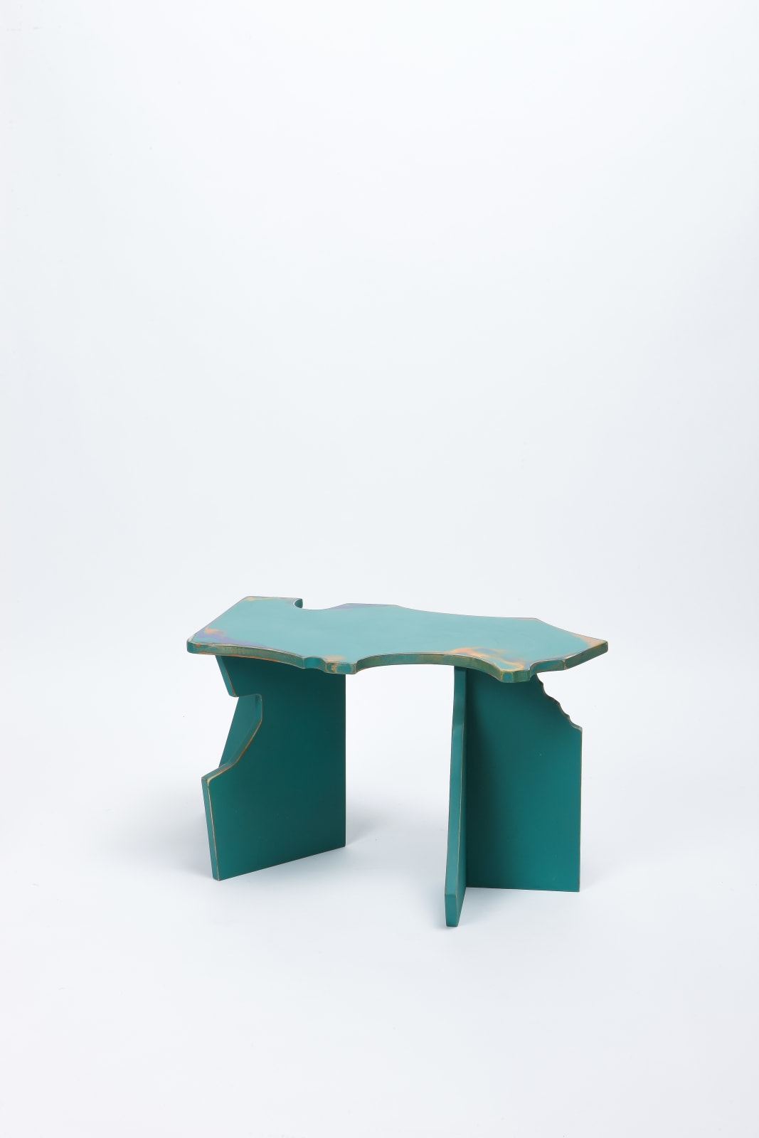 GWON Osang x KIM Min-ki, Green-Colored Stool 1, 2018