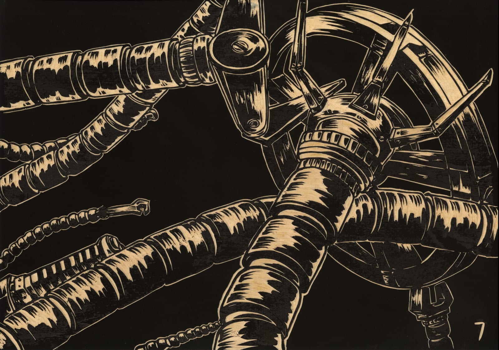 SUN Xun, Original Animation Drawings of "Magic of Atlas" - Luocha "魔法星图”螺刹动画原稿 〈마법성도〉 오리지널 애니메이션 드로잉 - 나찰국, 2017-2024