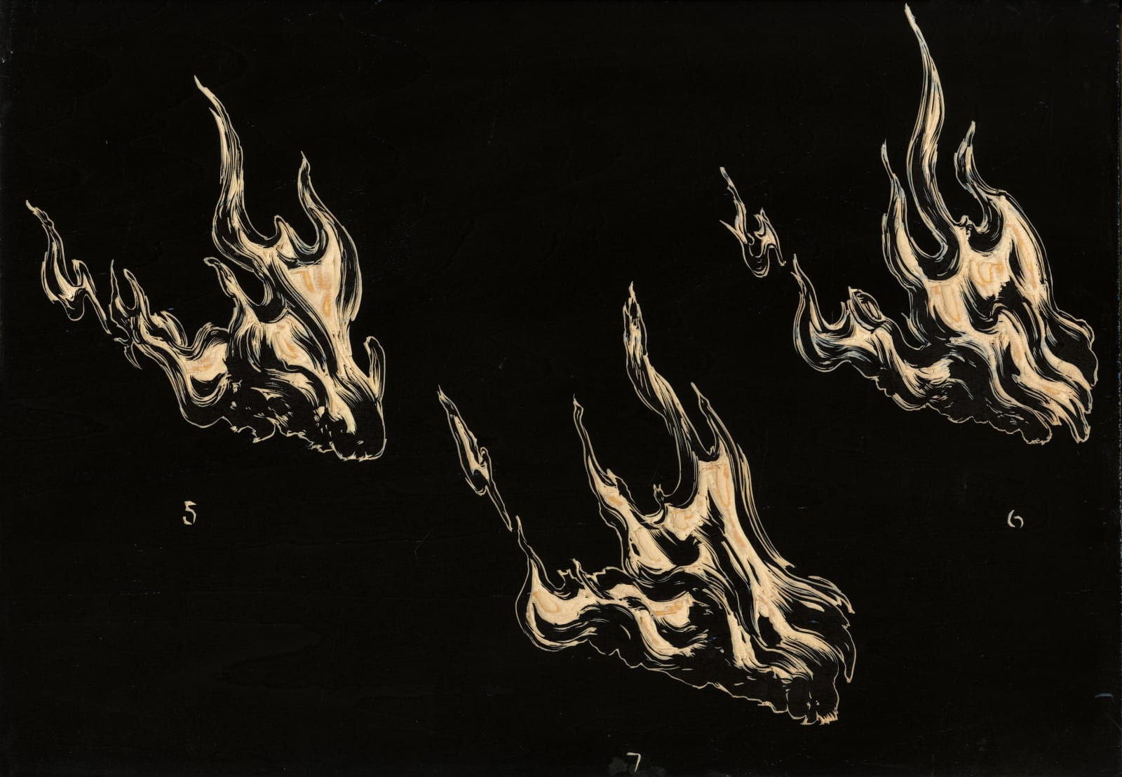 SUN Xun, Original Animation Drawings of "Magic of Atlas" - Luocha "魔法星图”螺刹动画原稿 〈마법성도〉 오리지널 애니메이션 드로잉 - 나찰국, 2017-2024