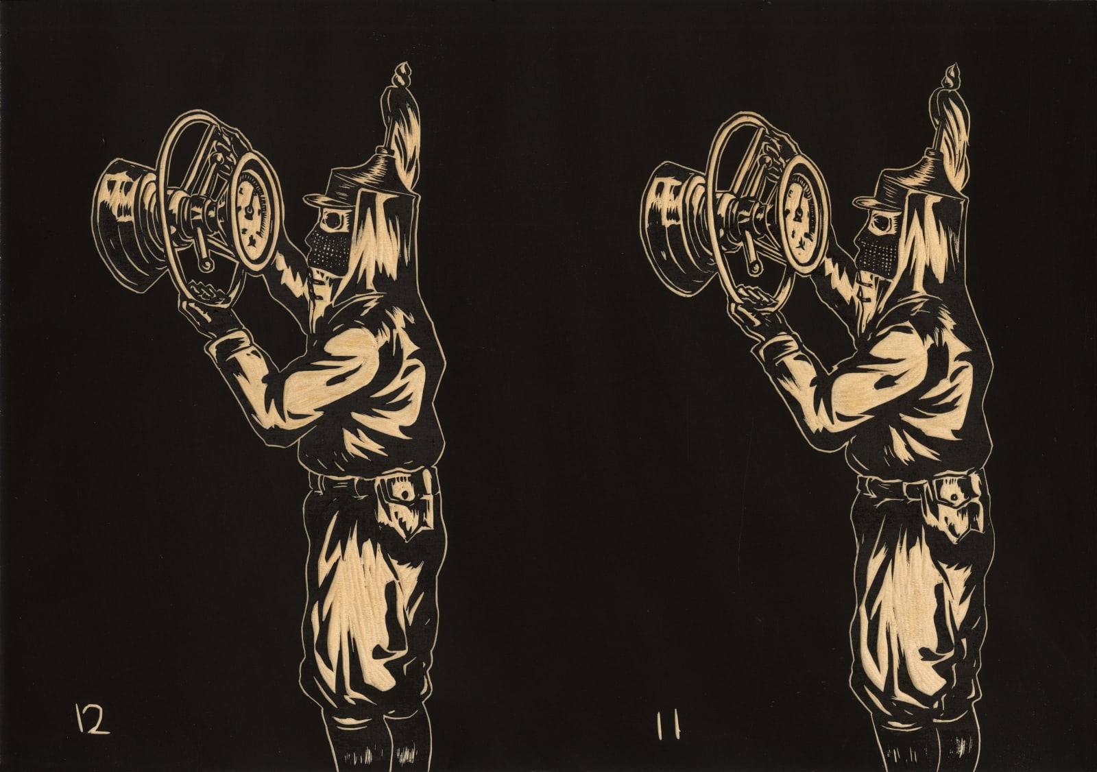 SUN Xun, Original Animation Drawings of "Magic of Atlas" - Luocha "魔法星图”螺刹动画原稿 〈마법성도〉 오리지널 애니메이션 드로잉 - 나찰국, 2017-2024