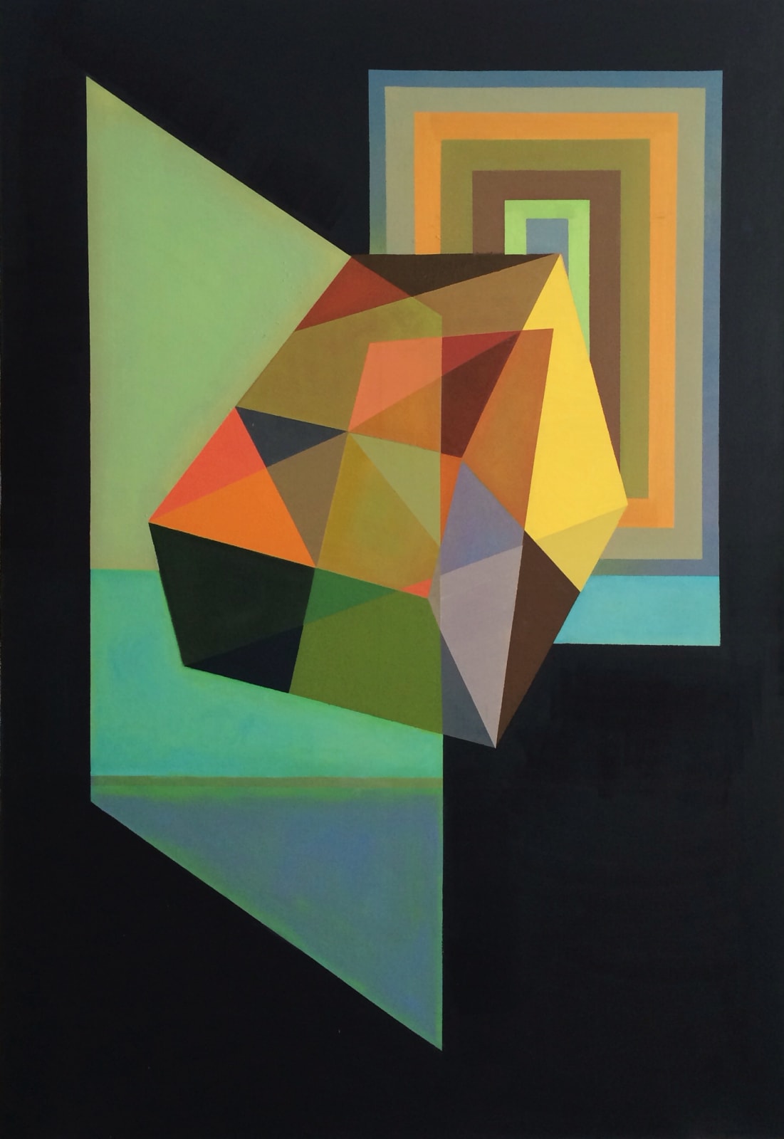 Liang Manqi, Between the Transparent 在透明玻璃与彩色门之间, 2015