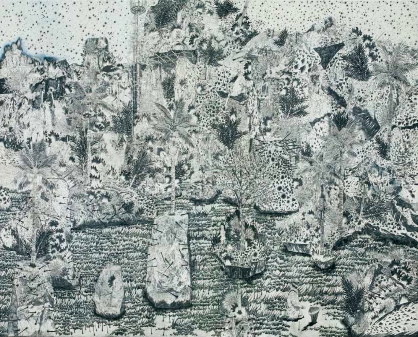 AN Gyungsu (On paper), Foster Scape, 2012