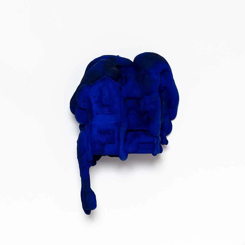 Aiko YUNO, The House 11 (Ultramarine blue), 2021