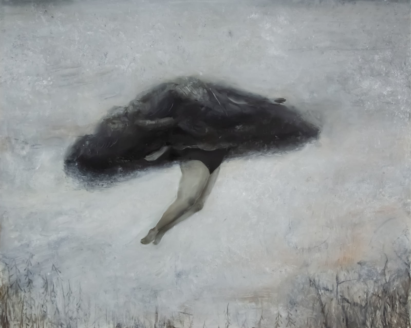 AHN Jisan, Swimming in the Dark Cloud 유영, 2024