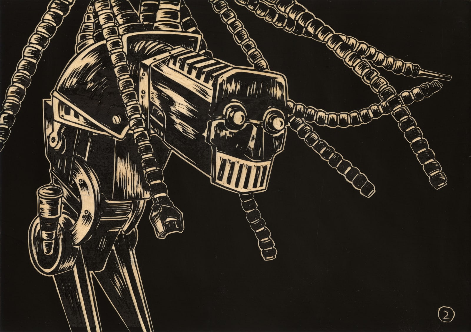 SUN Xun, Original Animation Drawings of "Magic of Atlas" - Luocha "魔法星图”螺刹动画原稿 〈마법성도〉 오리지널 애니메이션 드로잉 - 나찰국, 2017-2024