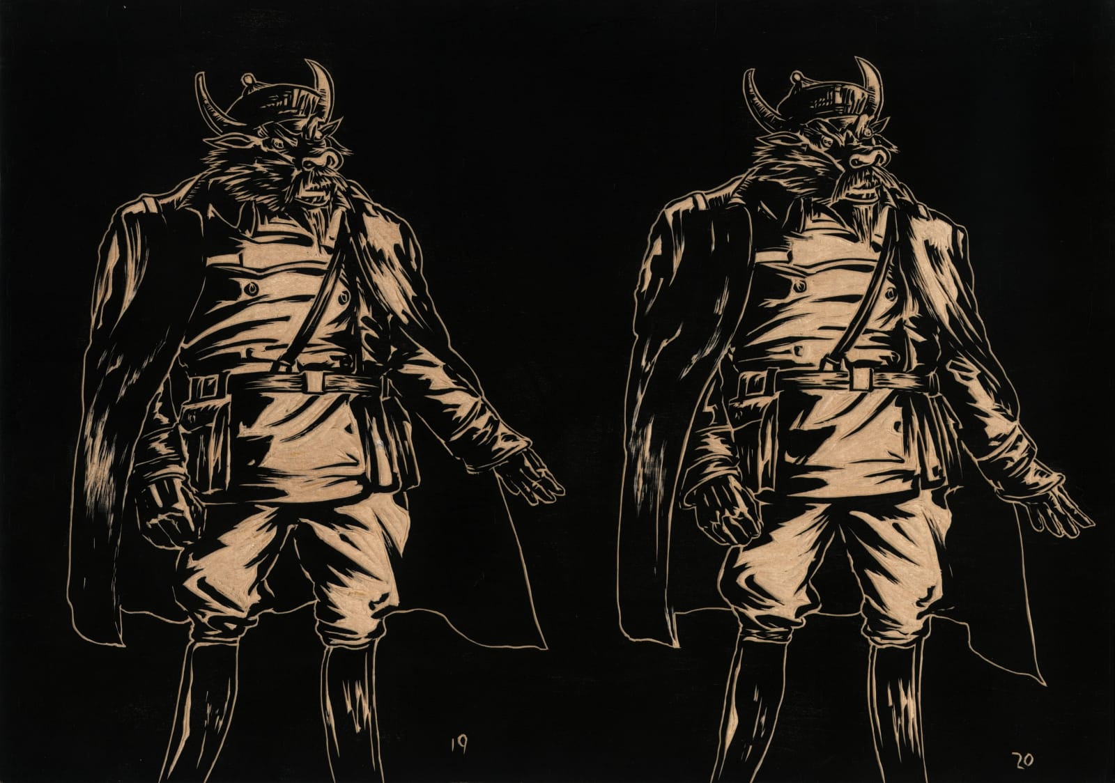 SUN Xun, Original Animation Drawings of "Magic of Atlas" - Luocha "魔法星图”螺刹动画原稿 〈마법성도〉 오리지널 애니메이션 드로잉 - 나찰국, 2017-2024